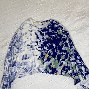 Anthro Akemi & Kin tie dye l/s top